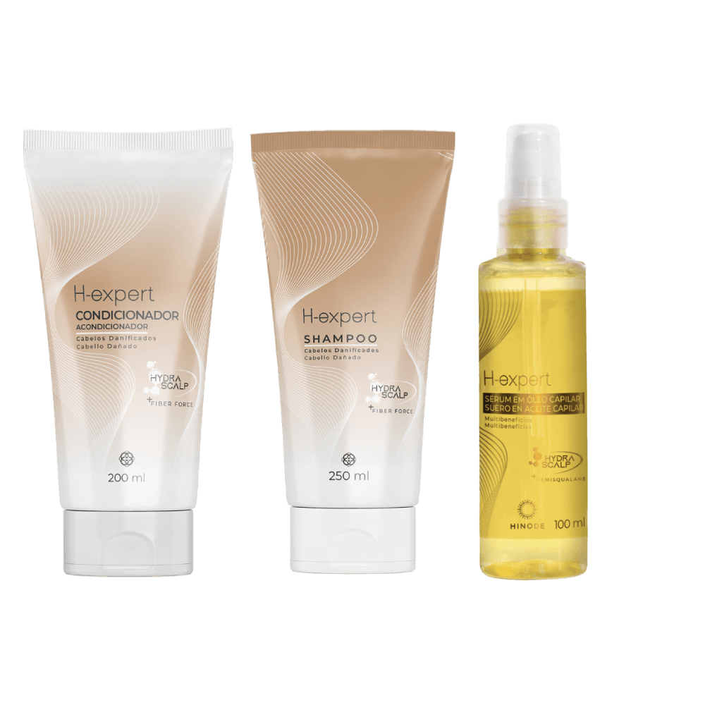 Kit Para Cabelos Danificados H-Expert